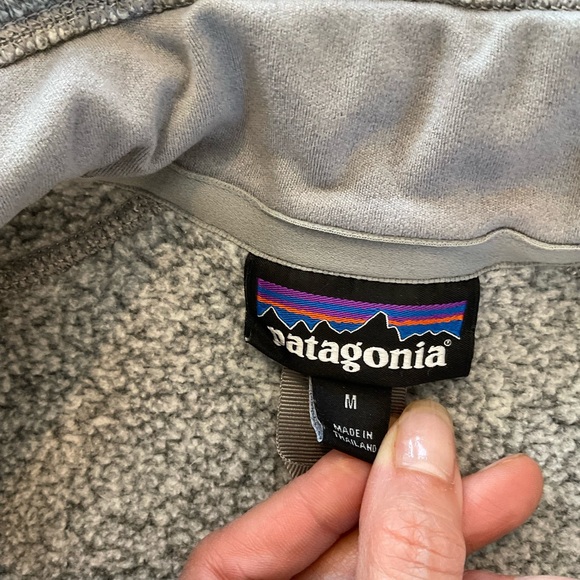 PATAGONIA Women’s M (Fits Small)  Better Sweater 1/4 Zip Heather Gray Normcore - Picture 8 of 14